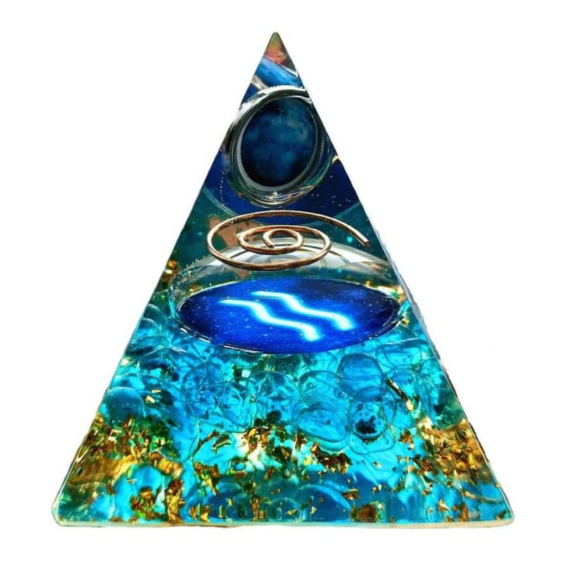 Orgonite Pyramide ”Verseau”