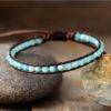 Bracelet en Amazonite “Renaissance Spirituelle” Bijoux pierre naturelle Bracelet pierre naturelle