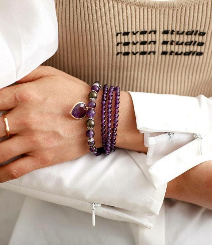 Bracelet Pierre Naturelle Améthyste