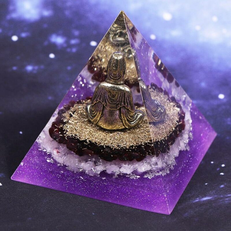 Orgonite Pyramide Bouddha “Paix et Sérénité”