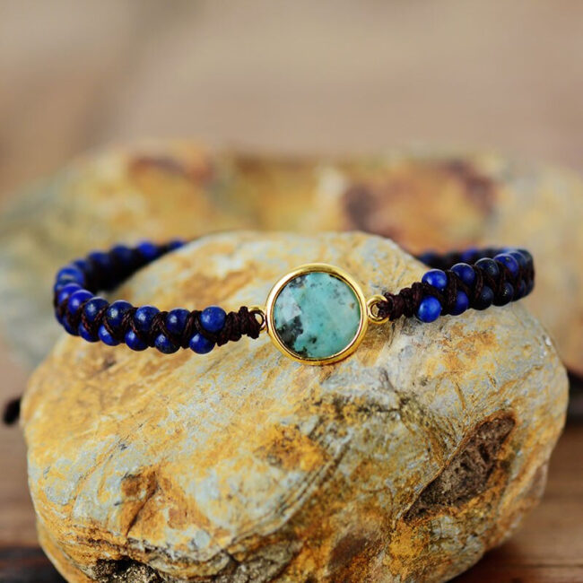 Bracelet Perles Lapis-Lazuli