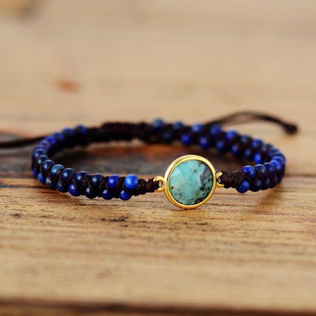 Bracelet Perles avec Lapis-Lazuli