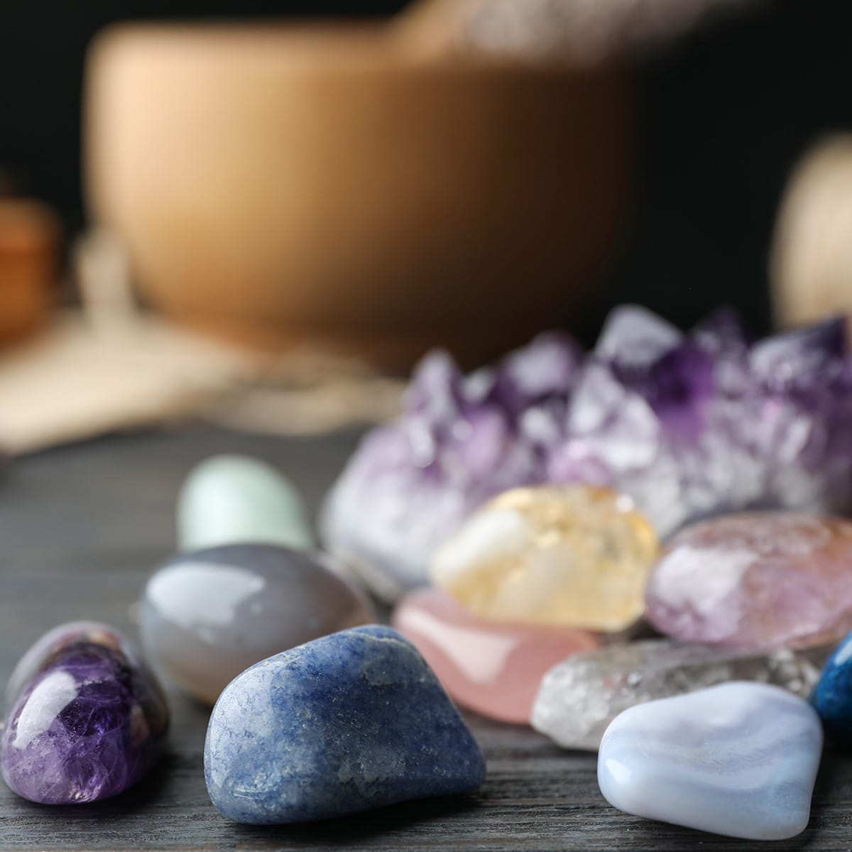 Calendrier de l'avent découverte Lithothérapie en pierres synthétiques – Image 2