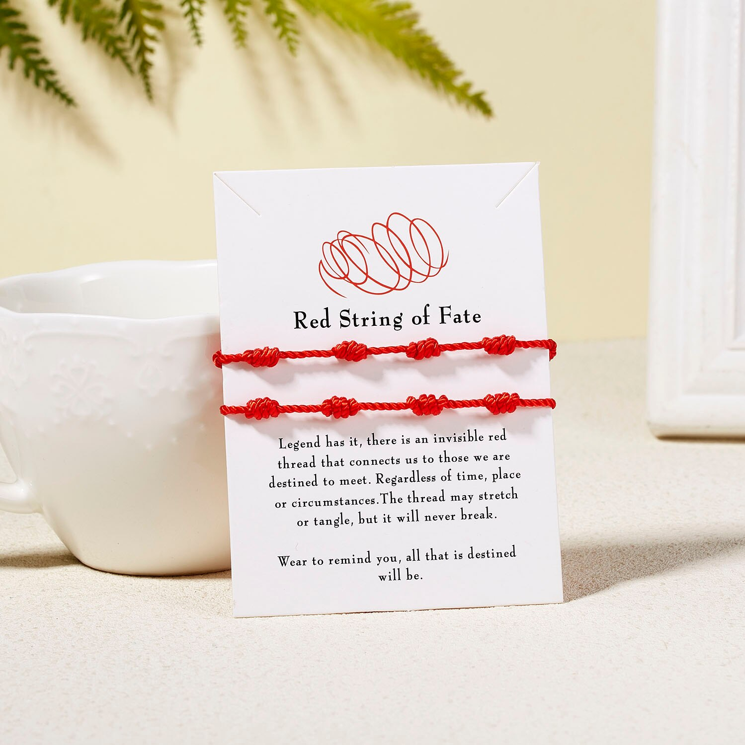 Bracelet Fils Rouges Couple