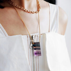 Pendentif Fluorite Femme