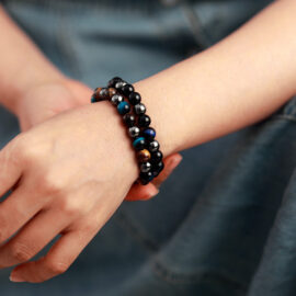 Bracelet Oeil Tigre Bleu Protection