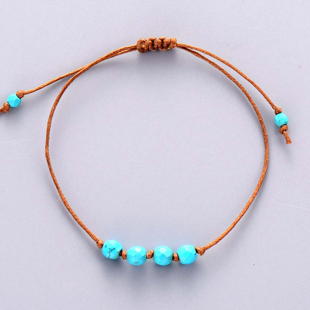 Bracelet en Pierres Naturelles Damazonite Minimaliste