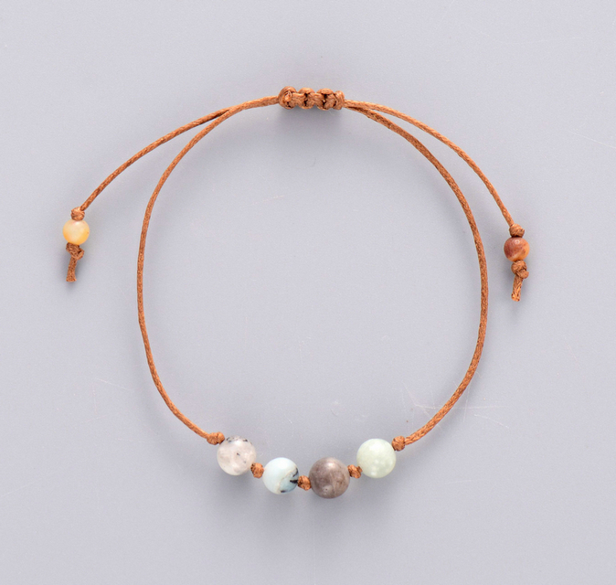 Bracelet en Pierres Naturelles Minimaliste Amazonite