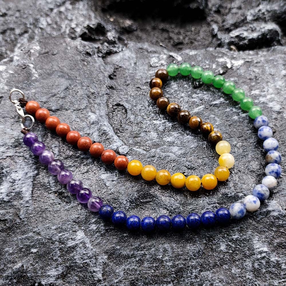 Collier De Perles En Pierre Dure Type Jade - Modèle J31 - Occasion En Parfait État