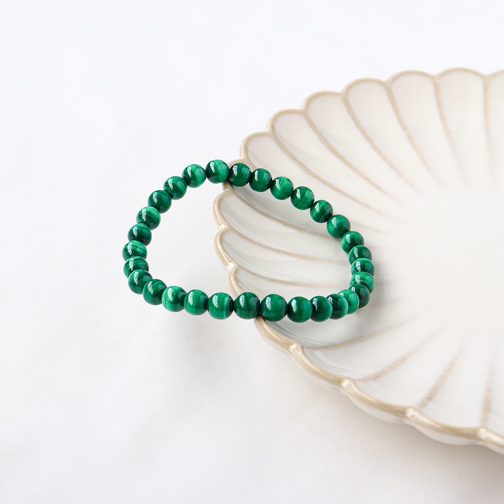 Bracelet en pierre naturelle de malachite