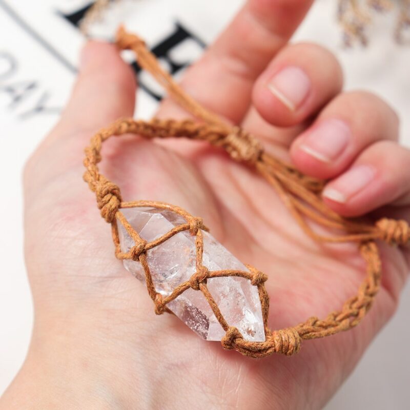 Bracelet de perles de cristal de quartz