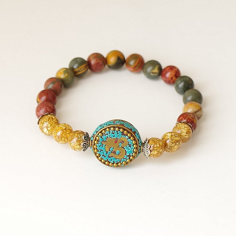 Bracelet de perles en pierre naturelle