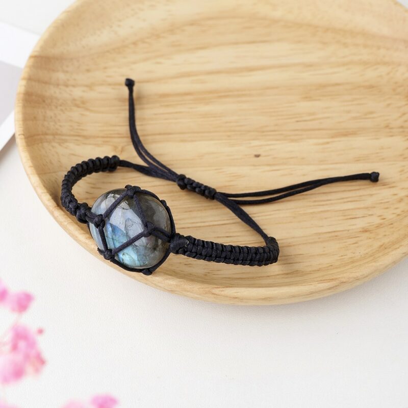 Bracelet en cristal de labradorite
