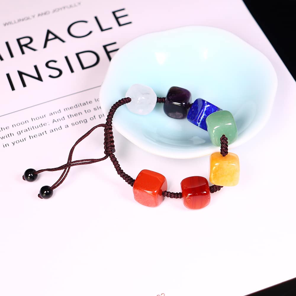 Bracelet rose cristal - Les Fées Colorées - Bijoux créateur