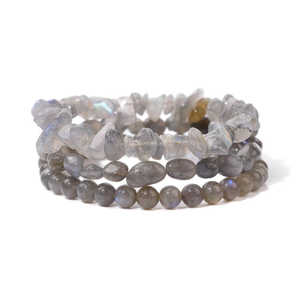 Bracelet de perles irrégulières en pierre naturelle pour homme et femme – Image 4