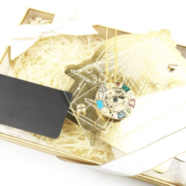 Collier en Pierre Naturelle Porte Bonheur Jaune en Argent