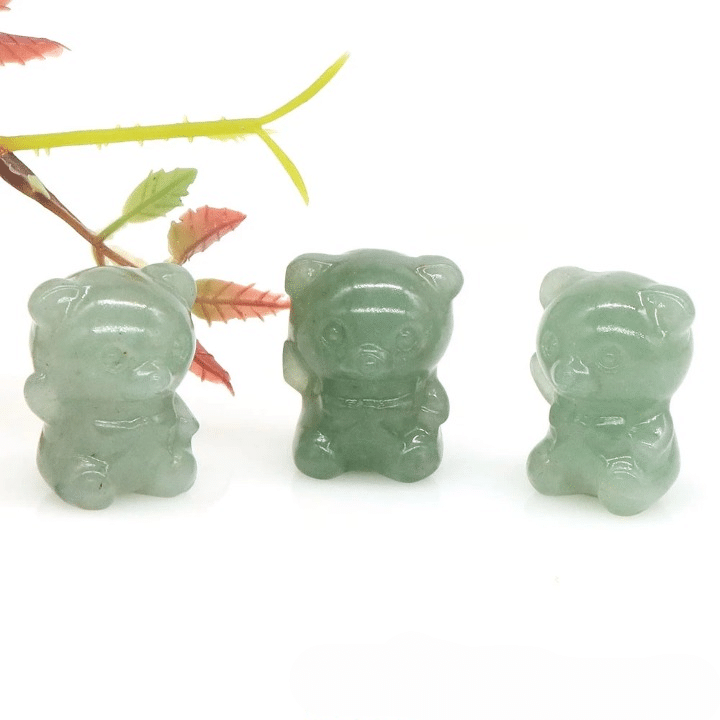 Pierre Naturelle en Forme d’Ourson