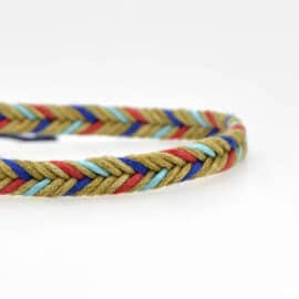 Bracelet Brésilien en Coton Tressé à la Main