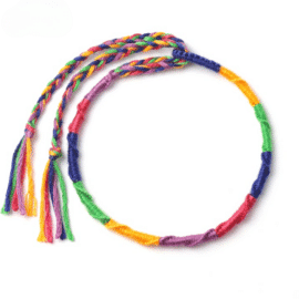 Bracelet Brésilien Multicolore en Coton