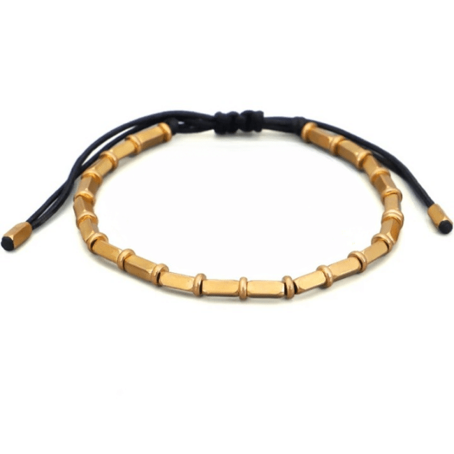 Bracelet Tibétain de Style Vintage en Perles de Cuivre