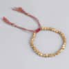 Bracelet Tibétain Doré avec Perles de Cuivre