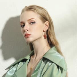 Crucifix Pendentif avec Chaine en Acier Inoxydable