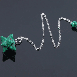 Merkaba de Style Ethnique en Pierre Naturelle