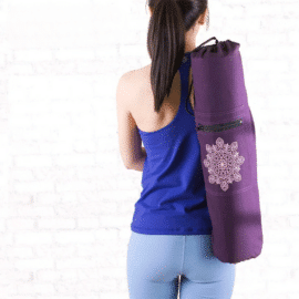 Sac Yoga Violet et Durable en Toile
