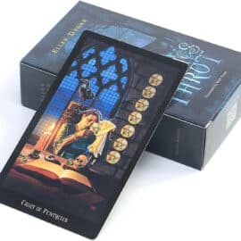 Tarot Divinatoire avec Sorcières sur fond blanc