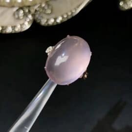 Bague Quartz Rose en Argent Sterling