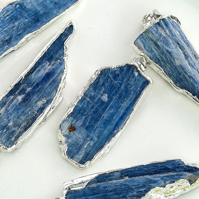 Pendentif Cristal de Roche Irrégulier pour Collier