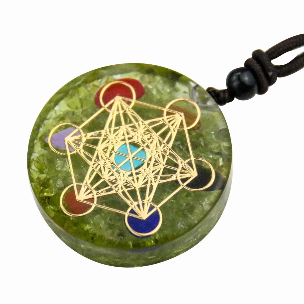 Pendentif Metatron en Olivine – Image 3
