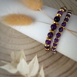 Bracelet Ava Pierres Naturelles & Or by Mayana