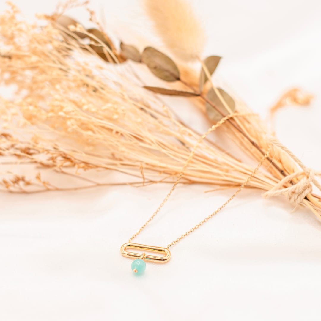 Collier minimaliste ovale Julia By Mayana